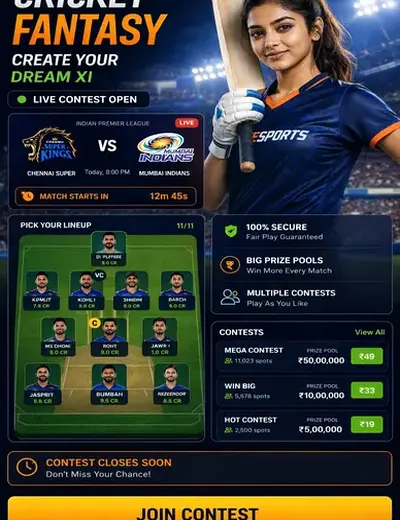 Hero11 (hero11) fantasy cricket & matchday visual 3